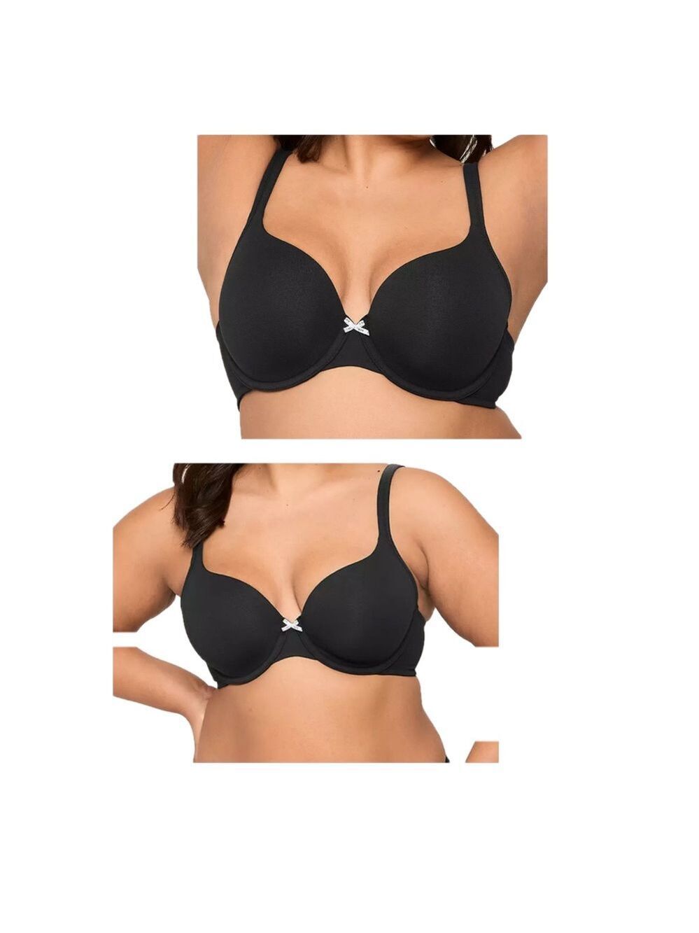 Bundle of 2 cotton Black  Bras